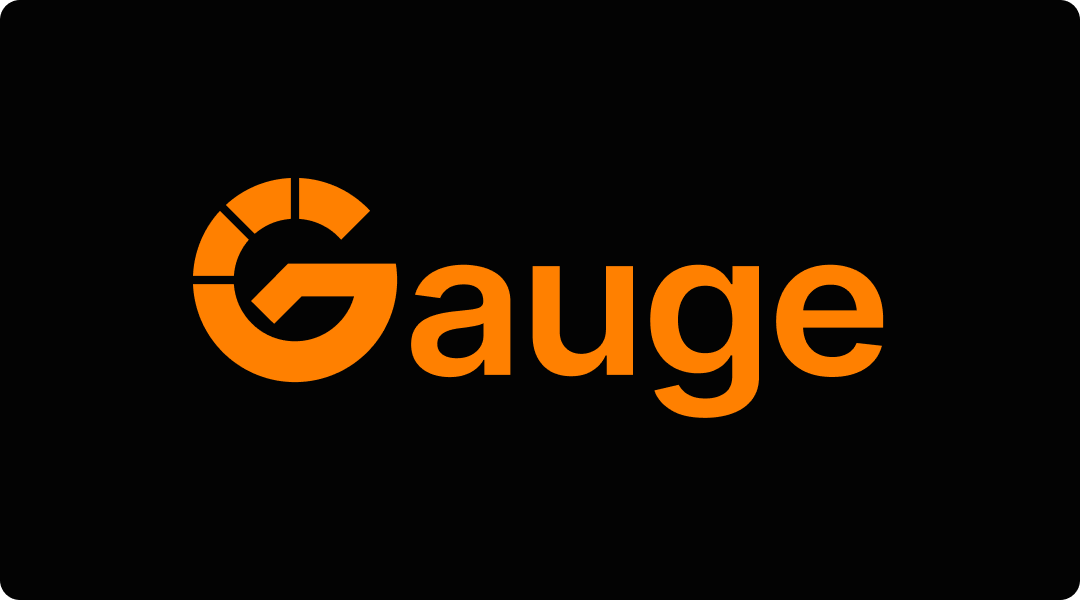 Logo for Gauge, a leading AEO tool.