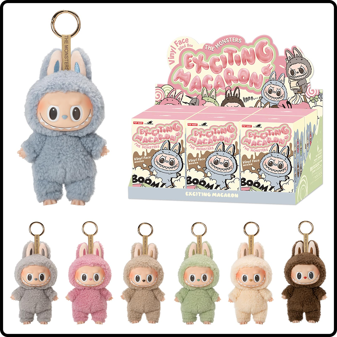 Image of the Macaron series of Labubus.